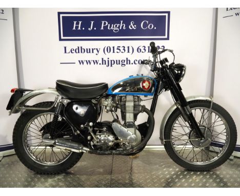 BSA Gold Star motorcycle. 1955. 350cc Frame No. CB31 8048 Engine No. BB32 305 Engine turns over with compression. Imported. R