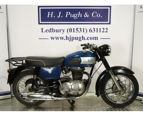 AJS Model 14 motorcycle. 250cc. 1963.Engine No. 611410235Good compression and was last running in May 2024.Comes with some MO