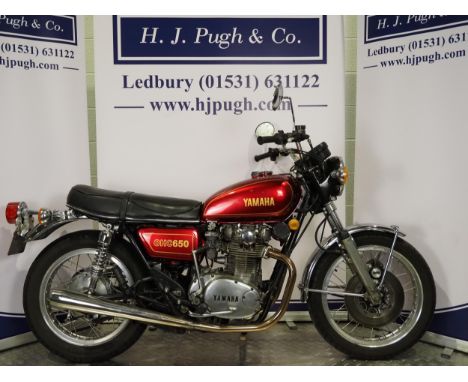 Yamaha OHC650 motorcycle. 1998. 650cc. Part of a deceased estate. Engine turns over with compression. Has had a lot of money 