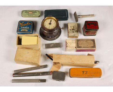 Divers w.o. doka timer en diverse blikjes. [zkj]  