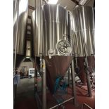 Blackstone Ventures 60 BBL Stainless Steel Fermentation Tank - Cone Bottom, Glycol | Rig Fee $1650
