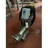 Tatung 1.5 HP Motor with SPX Centrifugal Pump and WEG Wash Duty CFW 08 VFD on Cart | Rig Fee $75