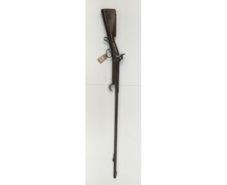 An experimental Military percussion breech loading rifle by Bastin Freres, marked on the arm of the lever with maker's mark a