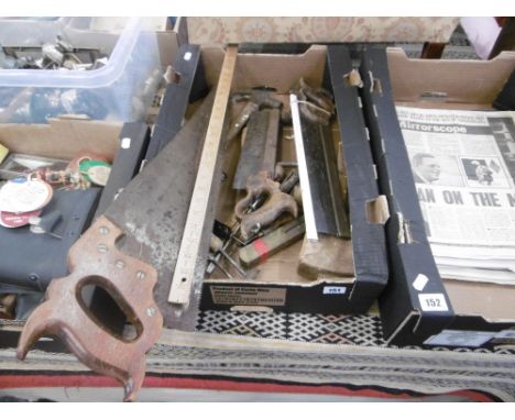 A small quantity of old tools
