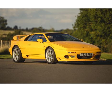 Presented in exceptional condition, this Esprit V8 GT is an example of the pinnacle of Lotus' supercar development. Just two 