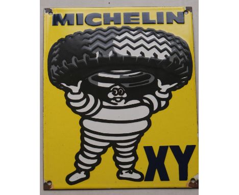 Michelin XY Enamel Sign measuring 28cm x 23cm.Measuring 28cm x 23cmClick here for more details and images