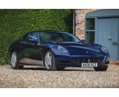 UK-supplied in a fabulous colour combination and offered with a full Ferrari main dealer service history.The 612 Scaglietti i