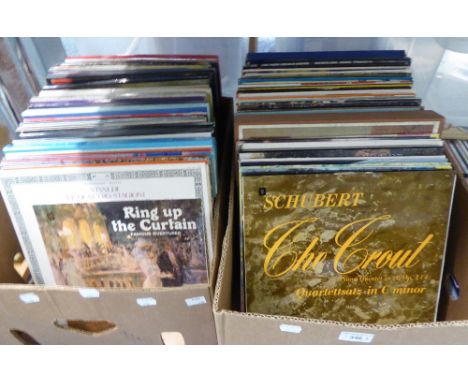 RECORDS VINYL - A LARGE SELECTION OF CLASSICAL AND EASY LISTENING RECORDINGS, composers including; Vivaldi, Beethoven, Mozart