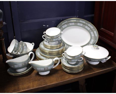 A Collection of Wedgwood Fine Bone China Asia Tableware Comprising of two tureens (one lidded one without), two gravy boats a