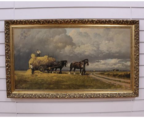 Gerald D. Coulson (British, 19th/20th Century)Impasto print on canvas on board111 x 64 cm 