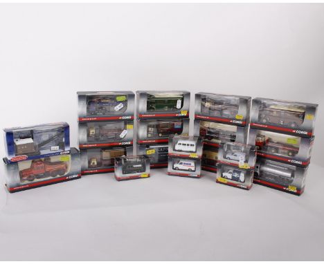  Nineteen Corgi Trackside Die-cast models in 1:76 scale. To include Drag Shovel- GWR, Harrington Horsebox- Southern Railways,