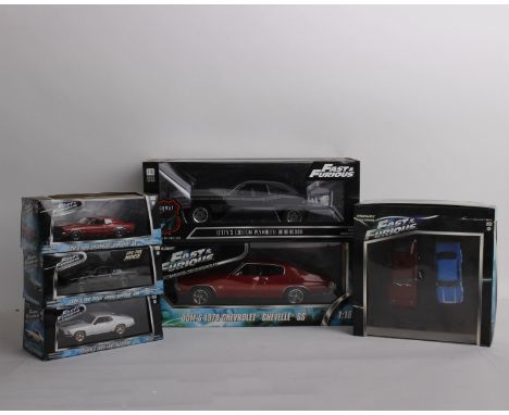 A collection of cars from the Fast &amp; Furious film saga. To include a Greenlight 1:18 scale Dom’s 1970 Chevrolet Chevelle 