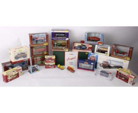  A collection of model vehicles to include five Corgi Trackside, The Bygone days of road transport suitable for 00 scale layo