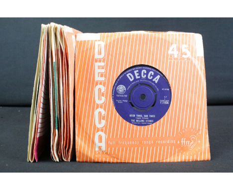 Vinyl &amp; Memorabilia - Approx 15 1960s 7" singles and 3 EPs to include The Beatles Twist &amp; Shout, Rolling Stones Five 