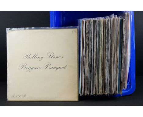 Vinyl - Over 40 1960s &amp; 1970s LPs to include The Rolling Stones x 3 (inc Beggars Banquet original UK mono pressing), The 