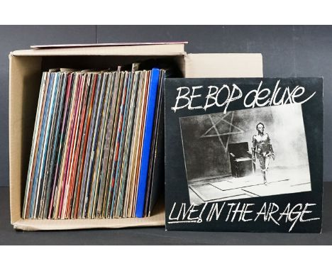 Vinyl - Over 70 Rock &amp; Pop LPs to include Deep Purple x 2, Thin Lizzy, Third World, BeBop Deluxe (with 7"), Eagles, Yes, 