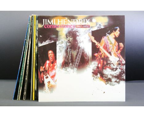 Vinyl - 8 Jimi Hendrix LPs and 1 12" single to include Electric Ladyland, Cornerstones, The Jimi Hendrix Concerts, The Cry Of