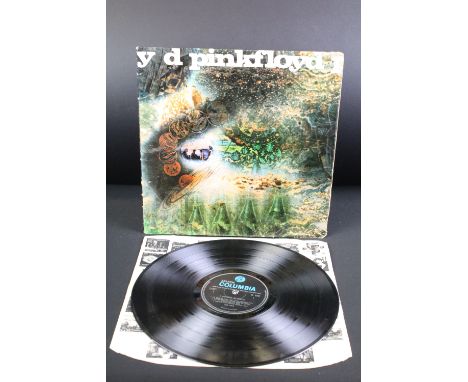 Vinyl - Two Pink Floyd LP's to include A Saucerful Of Secrets (SX 6258) label and sleeve show 'Gilmore', label shows Magdalen