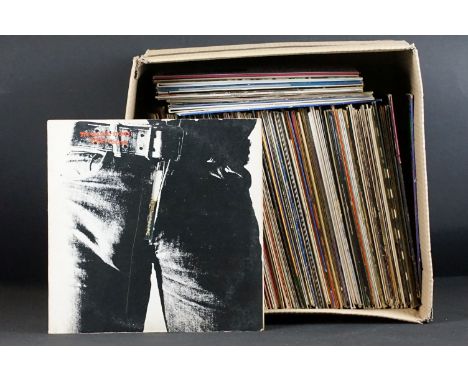 Vinyl - Approx 100 mainly 1960s &amp; 1970s rock &amp; pop LPs to include The Rolling Stones x 7, David Bowie x 12, The Beatl