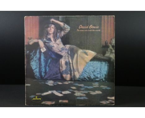 Vinyl - David Bowie The Man Who Sold The World. Original UK 1971 1st pressing withdrawn dress cover with 'Tonny' misspelling 