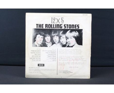 Vinyl &amp; Autograph - The Rolling Stones 12 x 5 LP signed to rear by Bill Wyman, Keith Richards, Mick Jagger, Brian Jones.