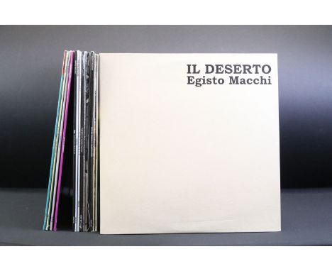 Vinyl - 16 Italian - Soundtrack / Soul / Jazz / Psych limited edition albums on Cinedelic Records to include: Egisto Macchi –