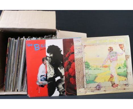 Vinyl - Over 80 Rock, Pop &amp; Soul LPs to include Elton John (yellow vinyl), The Stranglers, Bruce Springsteen, The B-52s, 