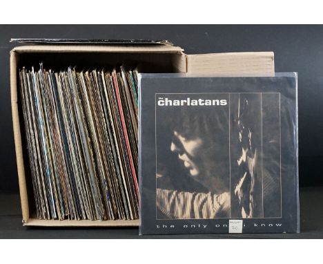 Vinyl - Approx 100 Rock &amp; Pop 12" singles to include The Sisters Of Mercy, Poison, Warrant, Wasp, Tones On Tail, Arab Str