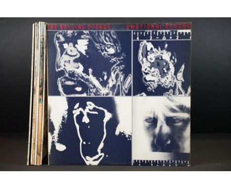 Vinyl - Seven Rolling Stones LPs to include It Only Rock n Roll, Metamorphosis, Made in the Shade, Black and Blue, Stone Age 