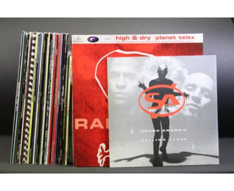Vinyl - 41 Indie / Alternative 12” singles and 4 10” by UK bands to include: Radiohead - High &amp; Dry (UK 1995 limited edit