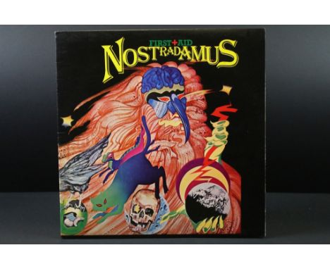 Vinyl - First Aid Nostradamus LP. Original UK 1st pressing on Decca Records TXS 117.  Gatefold sleeve. Ex / Ex- 