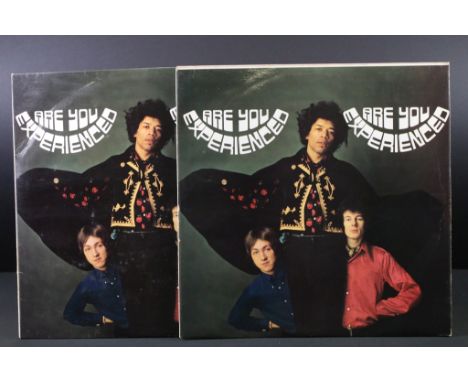 Vinyl - 2 copies of The Jimi Hendrix Experience Are You Experienced on Track Records 612 001. Both are original UK 1st mono p