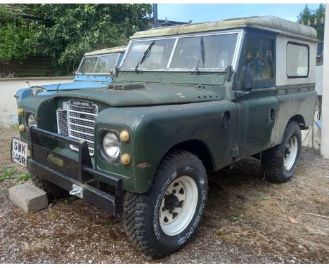 SWK 546R - Land Rover Series III - fitted with an upgraded 3000cc TVR engine and featuring racing seats. First registered Mar