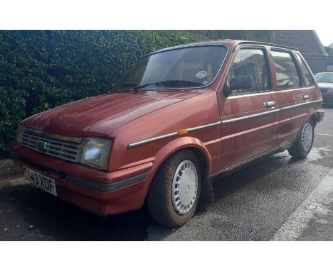 C443 XDF - 1986 Austin Metro Vanden Plas 1275cc in red. First registered in April 1986 this four door one-owner-from-new Metr