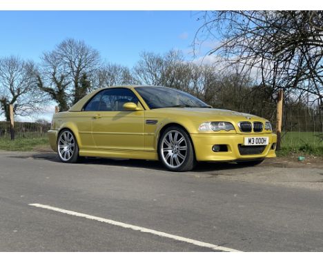 Distinctively presented, UK-supplied M3 soft top fitted with the desirable 6-speed manual gearbox.3.2-Litre, straight-six gen