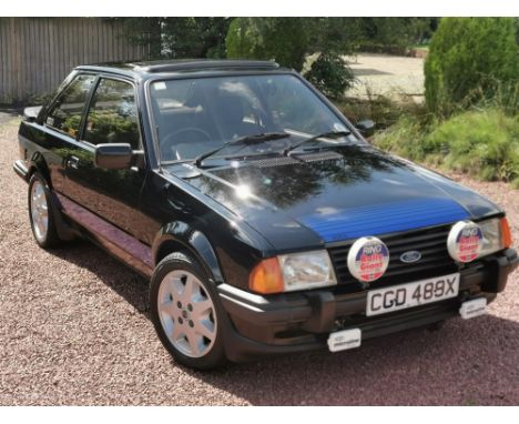 A superbly engineered and carefully detailed re-creation of one of the rare non-injection, turbocharged XR3s that took part i