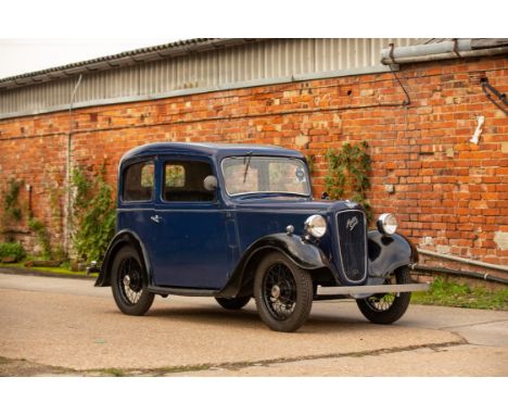 Charming little Ruby saloon from 1938. To be sold with 'No Reserve'.This Austin Seven Ruby was recently owned by a member of 