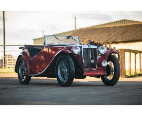 A rarely seen, remarkably original MG TC that appears to have never been restored. A very exciting project.Nicely preserved T