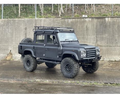 An impressively wild and utilitarian looking Land Rover with the mechanical upgrades to give it the bite to match the bark.Ex