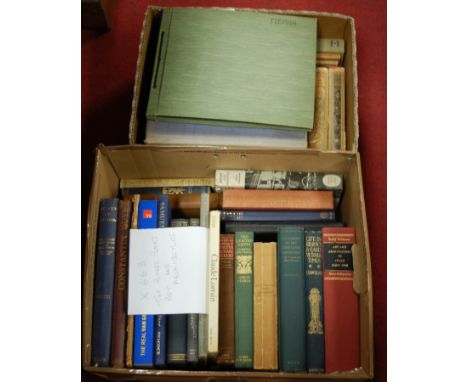 Two boxes of various books to include Art and Architectural volumes