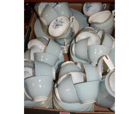 A Royal Worcester part tea/dinner service in the Woodland pattern