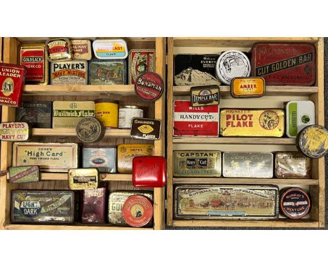 Old Cigarette & Tobacco Tins to include: Macdonald's Cut Golden Bar, Rothmans Everest Smoking Mixture, Briggs Pipe Mixture, T