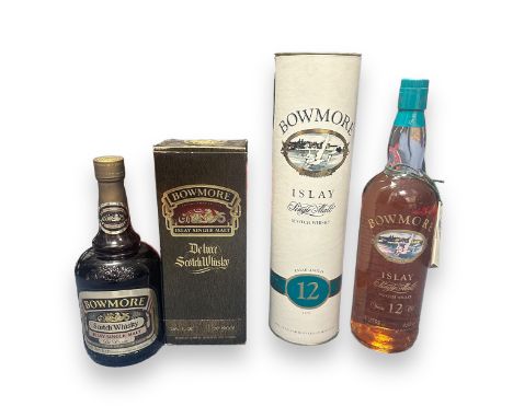 Bowmore Single Malt Whiskeys. One sealed and unopened 75cl Bowmore Islay single malt de luxe scotch whiskey, in original pack