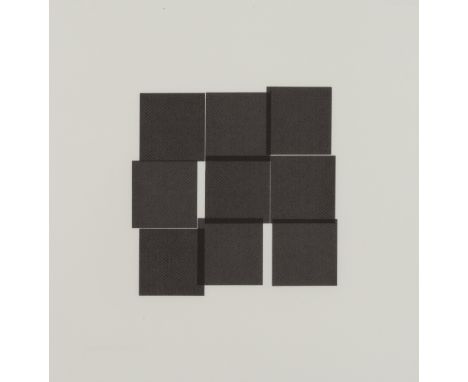 VERO MOLNAR (born 1924)Composition,1987 Sérigraphie sur Vélin. Signée et numérotée 26/40 au dosZeefdruk op perkament. Geteken