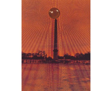 POL BURY (1922-2005)Obélisque, Circa 1970-1974 Lithographie en couleurs. Signée et numérotée HCKleurenlitografie. Getekend en