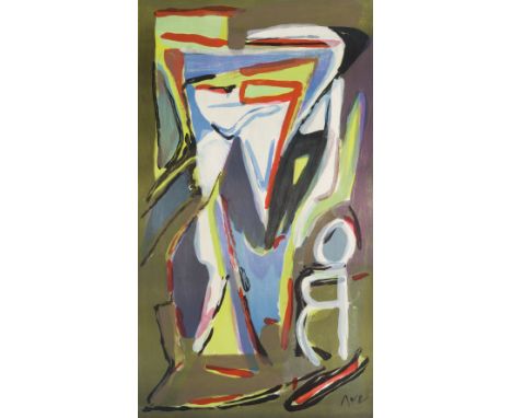 BRAM VAN VELDE (1895-1981)Nord  Lithographie en couleurs. Numérotée 19/100. Signée dans la plancheKleurenlithografie. Genumme