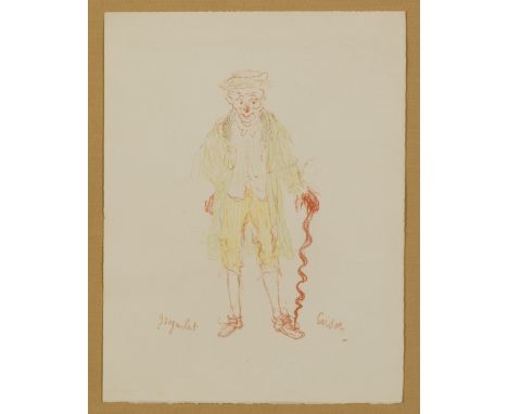 JAMES ENSOR (1860-1949)La gamme d'amour, Grognelet,1929 Lithographie en couleurs. Signée et annotée dans la plancheKleurenlit