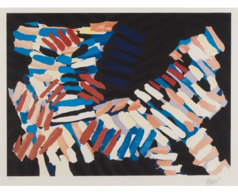 KAREL APPEL (1921-2006)Cat 7,Circa 1979 Lithographie en couleurs. Signée et numérotée 10/175. Timbre sec Atelier DumasKleuren
