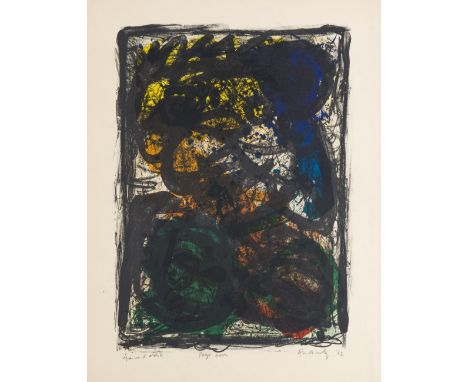 PIERRE ALECHINSKY (born 1927)Pays noir,1962 Lithographie en couleurs. Signée, titrée, datée et numérotée épreuve d'artisteKle