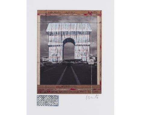CHRISTO &amp; JEANNE-CLAUDE (1935-2020)(1935-2009)L'Arc de Triomphe, Wrapped (Project for Paris, Place de l'Etoile - Charles 